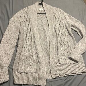 Light Grey Knitted Cardigan